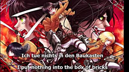 Shingeki no Kyojin - Bauklötze { German and English Lyrics }