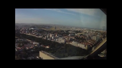 Кацане в Лисабон - Airbus A320 Учебен полет