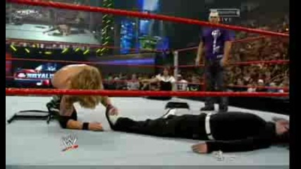 Wwe: Edge Vs Jeff Hardy (wwe Championship) - Royal Rumble 2009