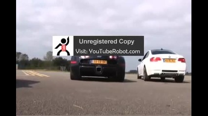 Bugatti Veyron vs Bmw M3