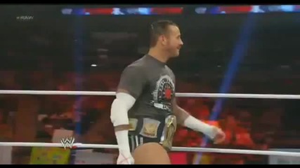 Пънк срещу Рей Мистерио - Raw 8/6/12