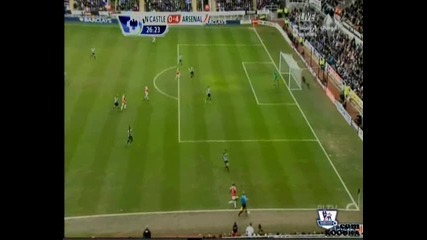 05.02.2011 Нюкясъл 0 - 4 Арсенал втори гол на Робин Ван Перси 