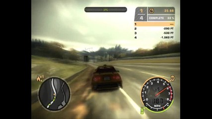 need for speed mw racing from car in taz