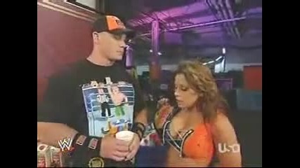 Mickie James asks John Cena