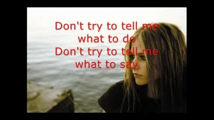 Dont Tell Me - Avril Lavigne [lyrics]