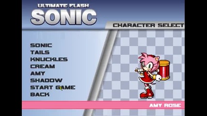 Ulimate Flash Sonic Amy Rose Walkthrough