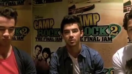 the jonas brothers spill camp rock 2 secrets