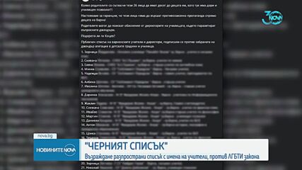 „Черният списък”: „Възраждане” пусна имена на учители против ЛГБТИ закона