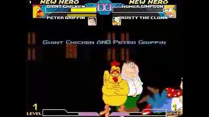 Js Mugen All - Stars 75 Family Guy vs. The Simpsons 