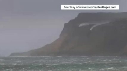 Зловещата буря "хенри" помете Шотландия, обърна водопади