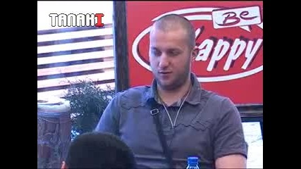 Мъже говорят за.. оръжие и казарма - Big Brother F* 10.04.10 