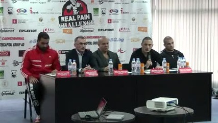Real Pain Challenge Collision - Прес Конференцията / Част 1/ 