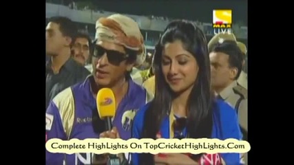 Srk and Shilpa Shetty After Ipl 2011 Match Kkr vs. Rr
