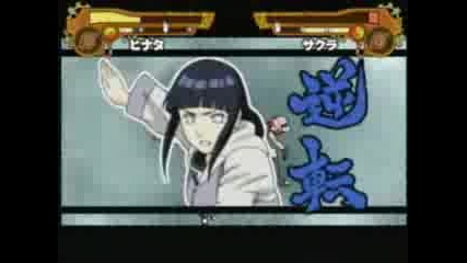 Naruto Shippuuden Fight - Hinata Vs Sakura