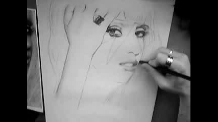 !!супер яко!! Рисуване на Lady Gaga