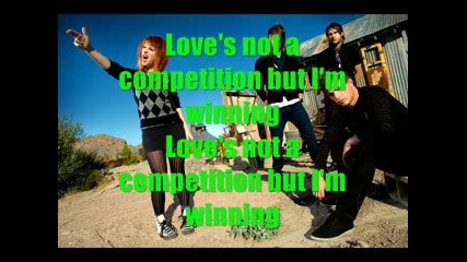 Paramore - Loves Not A Competition