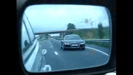 Audi RS8 На Магистрала Във Франция