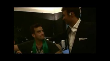 Robbie Williams - Backstage Berlin 06 (ii)