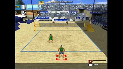 играта плажен волейбол - 3 етап - бразилия и Сащ