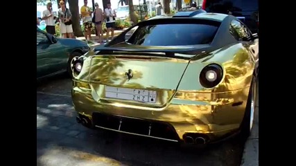 Gold Ferrari 599 Hamann