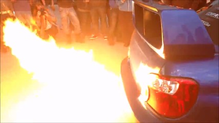 Звяр , Хвърля пламъци ! Subaru Anti - Lag (flame Kit)