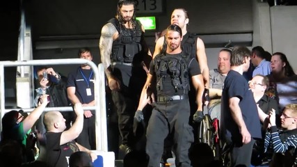 The Shield Entrance at the Wrestlemania Revenge Tour in Mannheim 2013