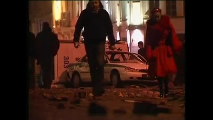 Протести и сбивания в Рига - 2част