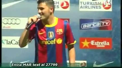 David Villa Presentacion in Barcelona Hq (hq) 