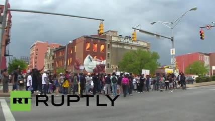 USA: Protests sweep Baltimore for fourth day running