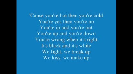 Katy Perry - Hot n Cold (lyrics) 