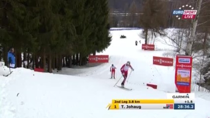 Womens 4x5km Relay at World Championship 2013 Val di Fiemme