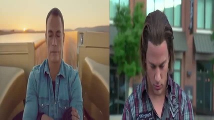 Сравнение между шпагатите на звездите Жан - Клод Ван Дам и Чанинг Тейтъм