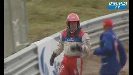 Gros crash Rallycross europeen Suede 2011