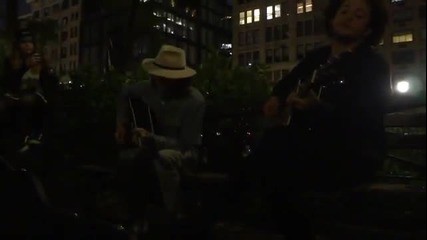 Jared Leto пее City of Angels в union square