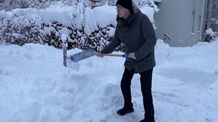 Обилен снеговалеж отмени стотици полети от летището в Мюнхен
