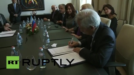 Russia: Kirchner inks key nuclear fuel deal in Moscow