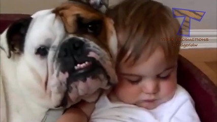 Компилация Смях - Dogs are great babysitters and nannies - Cute dog & baby compilation (720p)