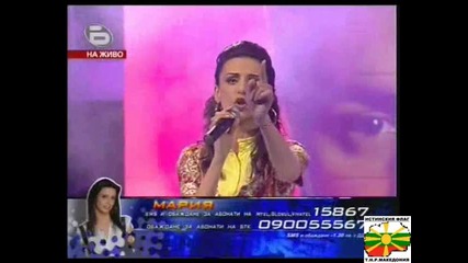 Мария Си Тръгва ОтMusic Idol 2