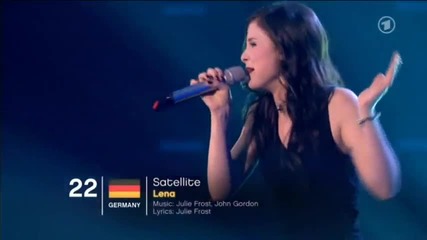Победителят на Евровизия 2010 е Германия (lena - Satellite) 