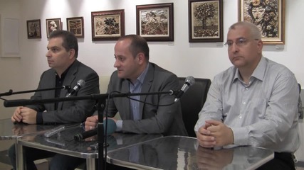 Пресконференция на Радан Кънев и Светослав Малинов във Варна