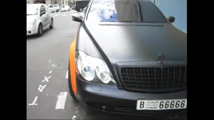 Rrr s black orange Maybach 57 