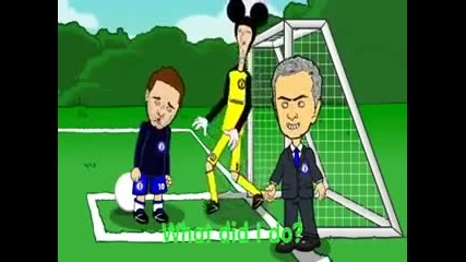 Juan Mata and Mourinho Funny cartoon