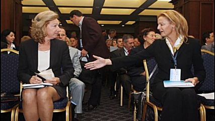 Стефка Костадинова след преизбирането й за президент на БОК