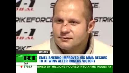 Fedor Emelianenko - Щте остана колкото се може повече на ринга ! 