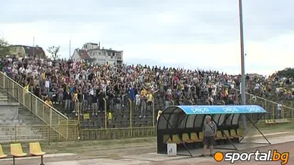 1500 бултраси създадоха атмосфера на стадион "христо Ботев"