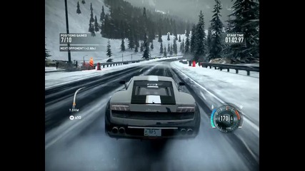 Need For Speed: The Run - Gameplay 2 Снежна разходка с Lamborgini