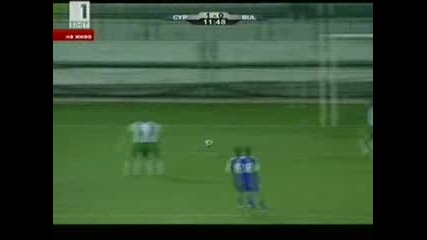 10.10.2009 Кипър - България 4 - 1 Световна квалификация 