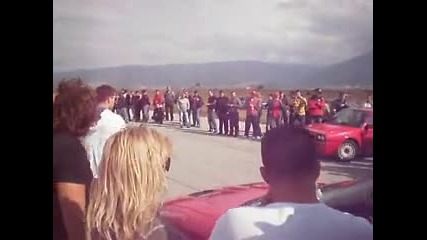 lancia delta Hf vs Cbr 1000cc ;)