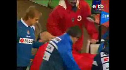 На Футболист Му Се Чупи Крака