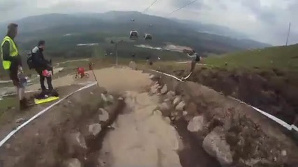 Helmet Cam from Fort William 2010 with Scott11 - Mtb - Freecaster.tv powers extreme.com 